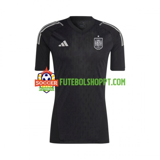 Camisola Homem Espanha Guarda-redes Principais Equipamento 2022 Manga Curta