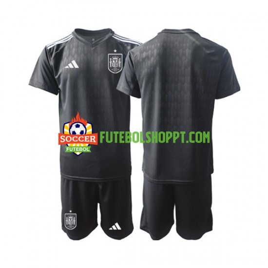 Camisola Júnior Espanha Guarda-redes Principais Equipamento 2022 Manga Curta
