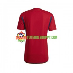 Camisola Homem Espanha Principais Equipamento Mundial 2022 Manga Curta