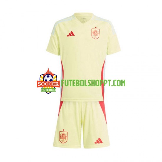 Camisola Júnior Espanha Alternativa Equipamento Euro 2024 Manga Curta