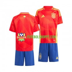 Camisola Júnior Espanha Principais Equipamento Euro 2024 Manga Curta