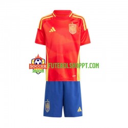 Camisola Júnior Espanha Principais Equipamento Euro 2024 Manga Curta