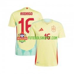 Camisola Homem Espanha RODRIGO 16 Alternativa Equipamento Euro 2024 Manga Curta