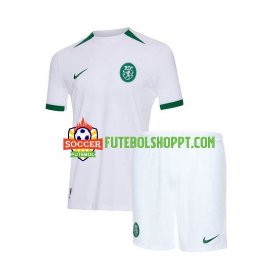 Camisola Júnior Sporting CP Alternativa Equipamento 2024-2025 Manga Curta