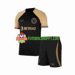 Camisola Júnior Sporting CP Terceiro Equipamento 2023-2024 Manga Curta