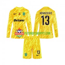 Camisola Júnior Sporting CP Kovacevic 13 Guarda-redes Terceiro Equipamento 2024-2025 Manga Comprida