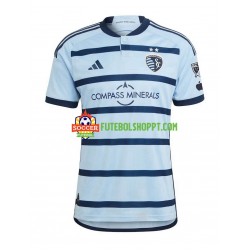 Camisola Homem Sporting Kansas City Principais Equipamento 2023-2024 Manga Curta