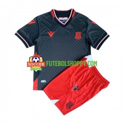 Camisola Júnior Stoke City Alternativa Equipamento 2022-2023 Manga Curta