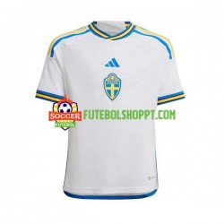 Camisola Homem Suécia Alternativa Equipamento 2022 Manga Curta
