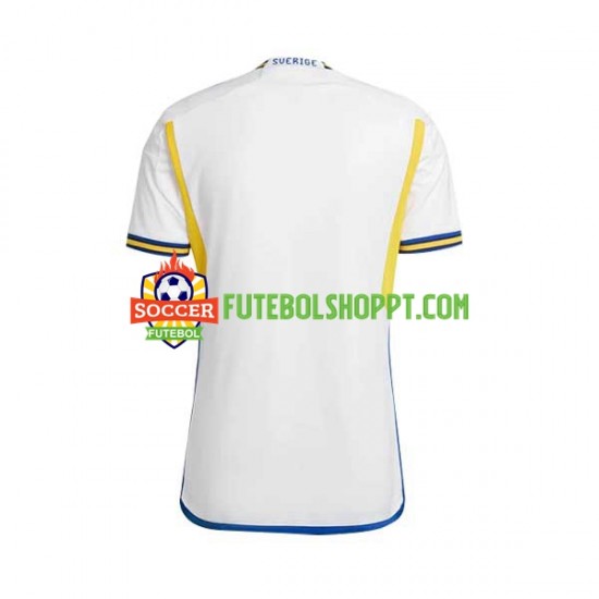 Camisola Homem Suécia Alternativa Equipamento 2022 Manga Curta