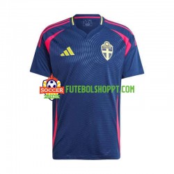Camisola Homem Suécia Alternativa Equipamento 2024 Manga Curta