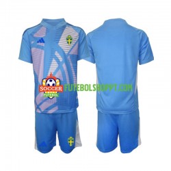 Camisola Júnior Suécia Guarda-redes Alternativa Equipamento 2024 Manga Curta