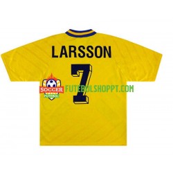 Camisola Homem Suécia Henrik Larsson 7 Retro Principais Equipamento 1994 Manga Curta