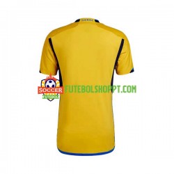 Camisola Homem Suécia Principais Equipamento 2022 Manga Curta