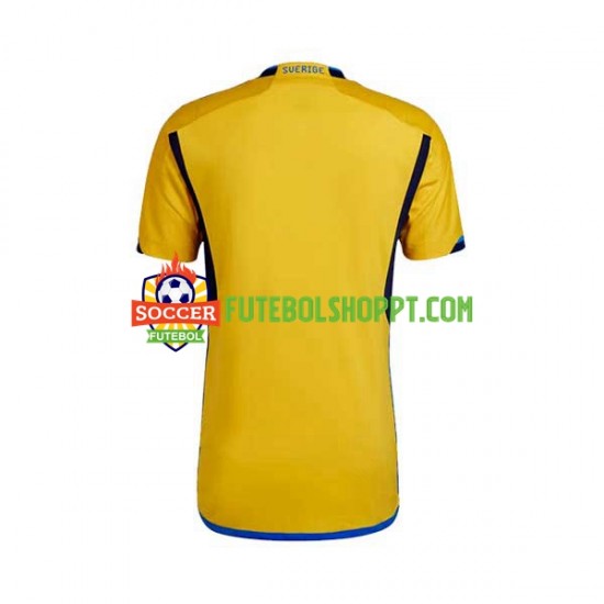 Camisola Homem Suécia Principais Equipamento 2022 Manga Curta