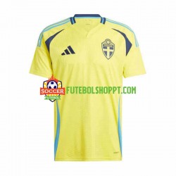 Camisola Homem Suécia Principais Equipamento 2024 Manga Curta