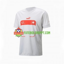 Camisola Homem Suíça Alternativa Equipamento Mundial 2022 Manga Curta