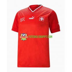 Camisola Homem Suíça Principais Equipamento Mundial 2022 Manga Curta