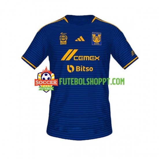 Camisola Homem Tigres UANL Alternativa Equipamento 2023-2024 Manga Curta