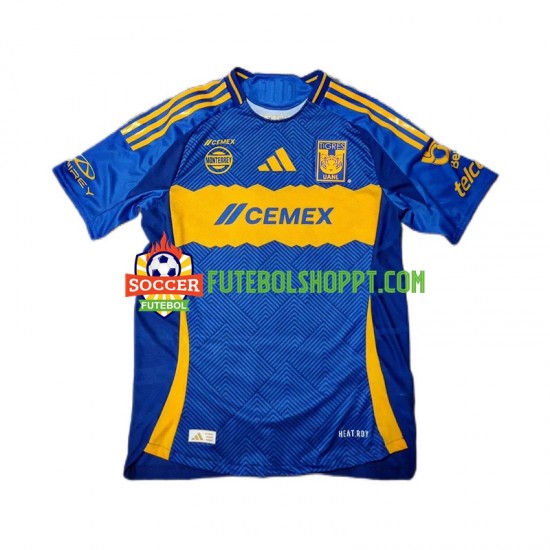 Camisola Homem Tigres UANL Alternativa Equipamento 2024-2025 Manga Curta