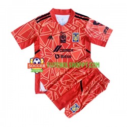 Camisola Júnior Tigres UANL Guarda-redes Alternativa Equipamento 2022-2023 Manga Curta
