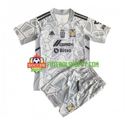 Camisola Júnior Tigres UANL Guarda-redes Principais Equipamento 2022-2023 Manga Curta