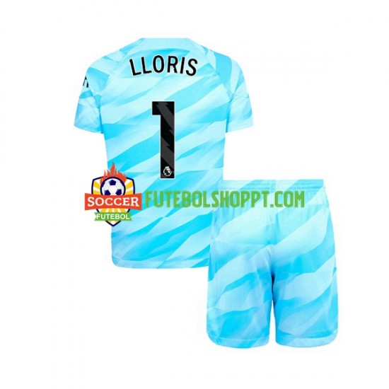 Camisola Júnior Tottenham Hotspur Hugo Lloris 1 Guarda-redes Principais Equipamento 2023-2024 Manga Curta