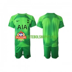 Camisola Júnior Tottenham Hotspur Guarda-redes Alternativa Equipamento 2022-2023 Manga Curta