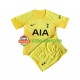 Camisola Júnior Tottenham Hotspur Guarda-redes Principais Equipamento 2022-2023 Manga Curta
