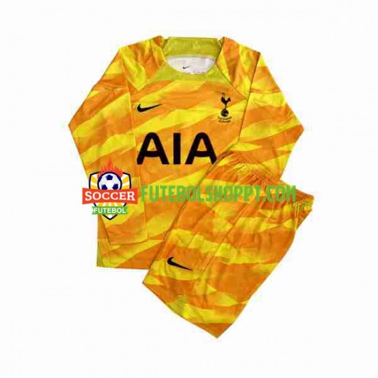 Camisola Júnior Tottenham Hotspur Orangecolor Guarda-redes Alternativa Equipamento 2023-2024 Manga Comprida