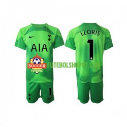 Camisola Júnior Tottenham Hotspur Hugo Lloris 1 Guarda-redes Alternativa Equipamento 2022-2023 Manga Curta