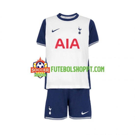 Camisola Júnior Tottenham Hotspur Principais Equipamento 2024-2025 Manga Curta