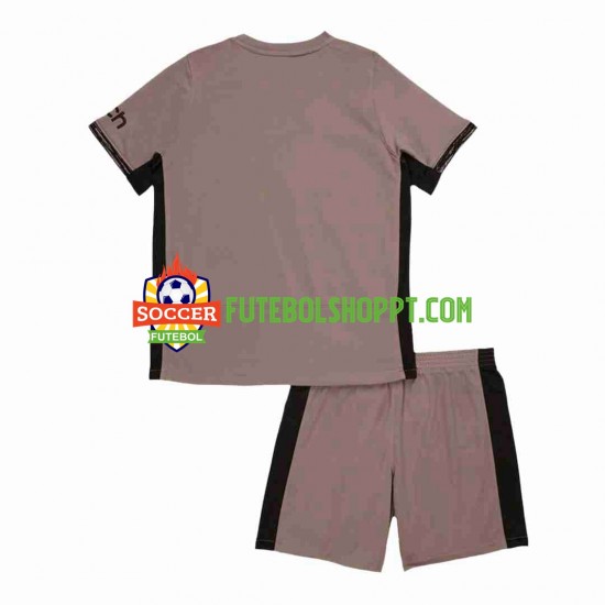 Camisola Júnior Tottenham Hotspur Terceiro Equipamento 2023-2024 Manga Curta