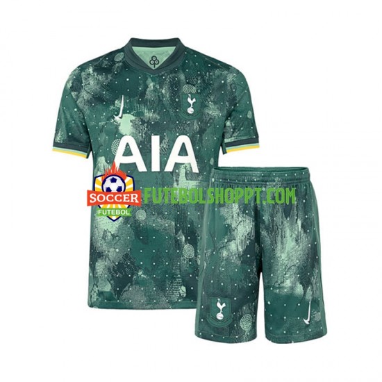 Camisola Júnior Tottenham Hotspur Terceiro Equipamento 2024-2025 Manga Curta