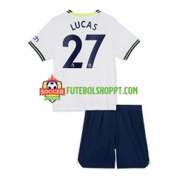 Camisola Júnior Tottenham Hotspur Lucas Moura 27 Principais Equipamento 2022-2023 Manga Curta Camisola Júnior Tottenham Hotspur Lucas Moura 27 Principais Equipamento 2022-2023 Manga Curta