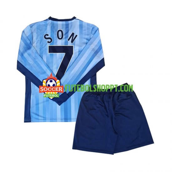 Camisola Júnior Tottenham Spurs Son 7 Alternativa Equipamento 2024-2025 Manga Comprida