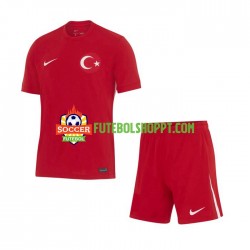 Camisola Júnior Turquia Alternativa Equipamento Euro 2024 Manga Curta