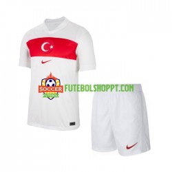 Camisola Júnior Turquia Principais Equipamento Euro 2024 Manga Curta