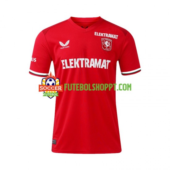 Camisola Homem Twente Principais Equipamento 2024-2025 Manga Curta