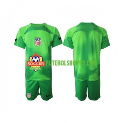 Camisola Júnior Estados Unidos Guarda-redes Quarto Equipamento Copa do Mundo 2022 Manga Curta