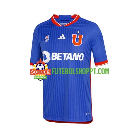 Camisola Homem Universidad de Chile Principais Equipamento 2023 Manga Curta