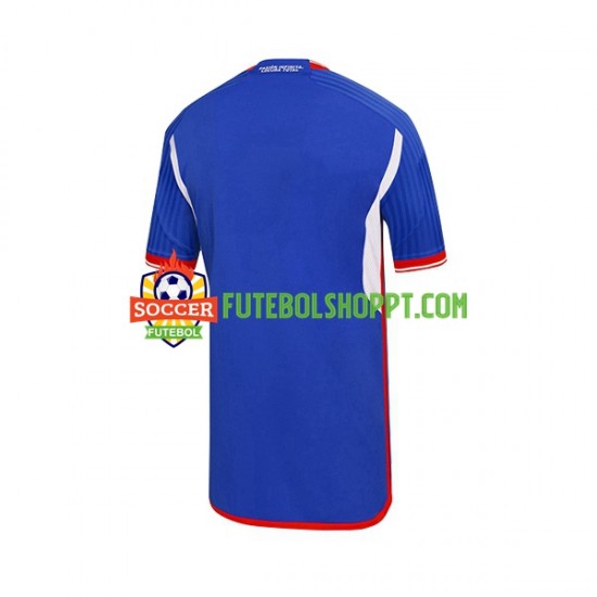 Camisola Homem Universidad de Chile Principais Equipamento 2023 Manga Curta