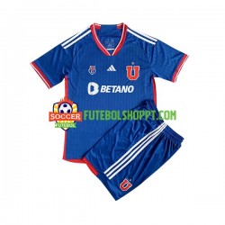 Camisola Júnior Universidad de Chile Principais Equipamento 2023 Manga Curta