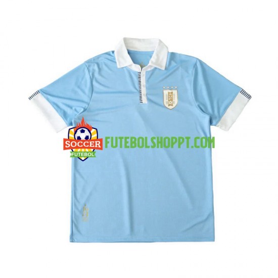 Camisola Homem Uruguai 100th Anniversary Principais Equipamento 2024 Manga Curta