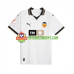 Camisola Homem Valencia CF Principais Equipamento 2023-2024 Manga Curta