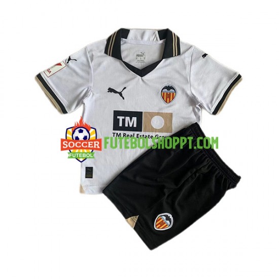Camisola Júnior Valencia CF Principais Equipamento 2023-2024 Manga Curta