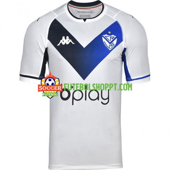 Camisola Homem Vélez Sársfield Principais Equipamento 2022-2023 Manga Curta