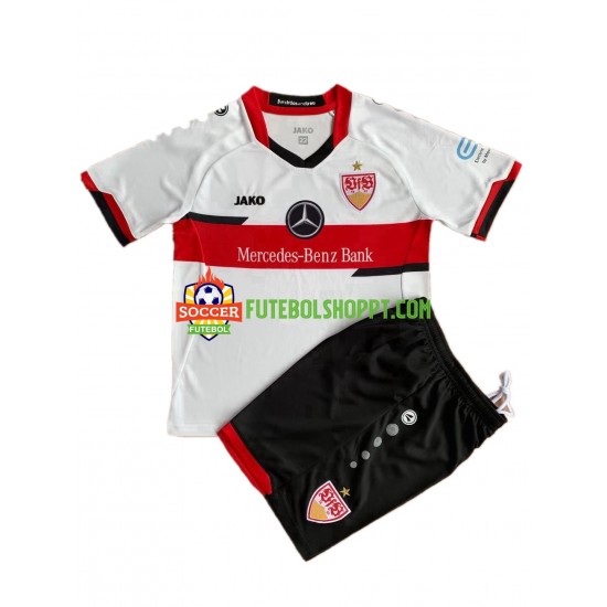Camisola Júnior VfB Stuttgart Principais Equipamento 2021-2022 Manga Curta