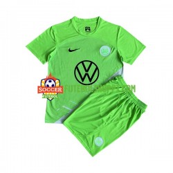 Camisola Júnior VfL Wolfsburg Principais Equipamento 2023-2024 Manga Curta