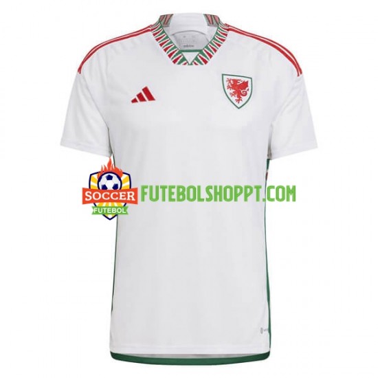 Camisola Homem País de Gales Alternativa Equipamento Mundial 2022 Manga Curta